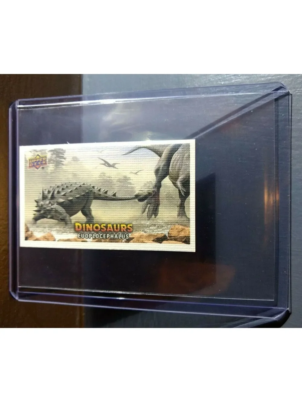 2015 Upper Deck Dinosaurs Canvas Mini Euoplocephalus #75 Trading Card